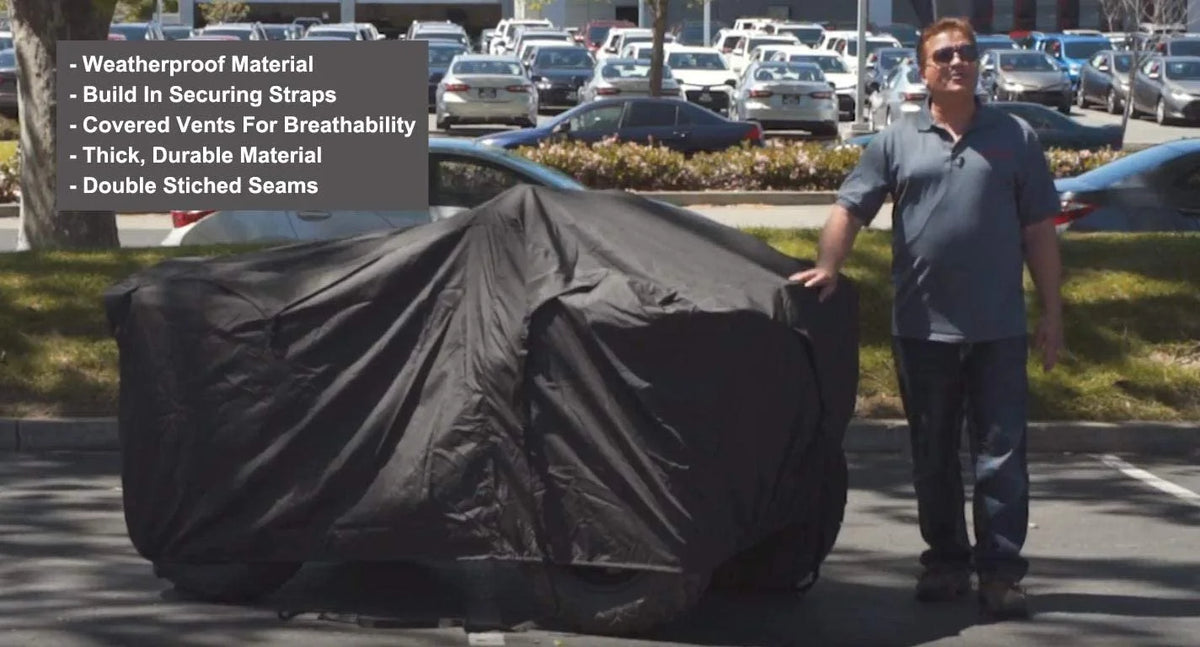 ATV Cover with Reinforced Securing Straps and Storage Bag O69599