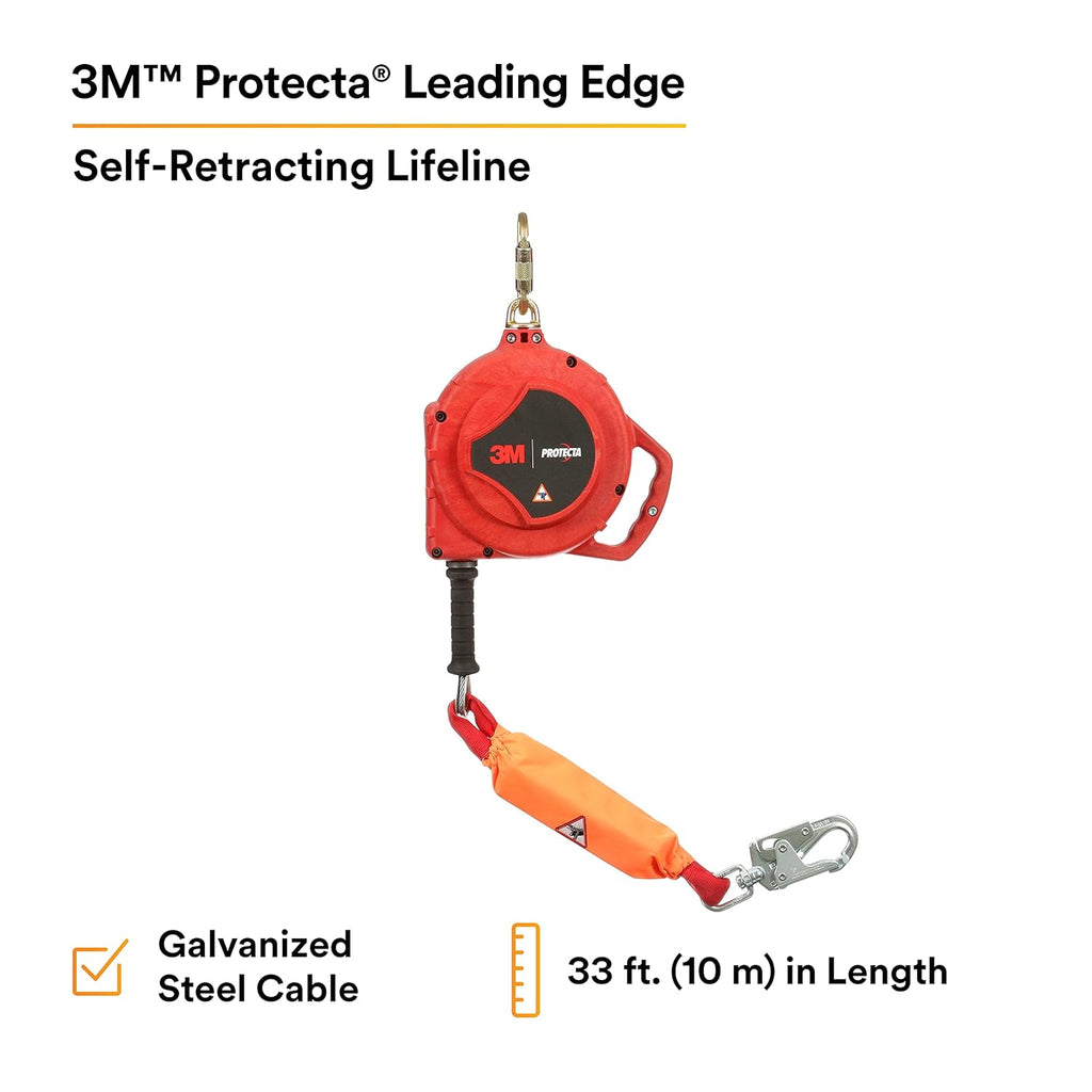 Self Retracting Lifeline, Cable, 33' (10M) J577491