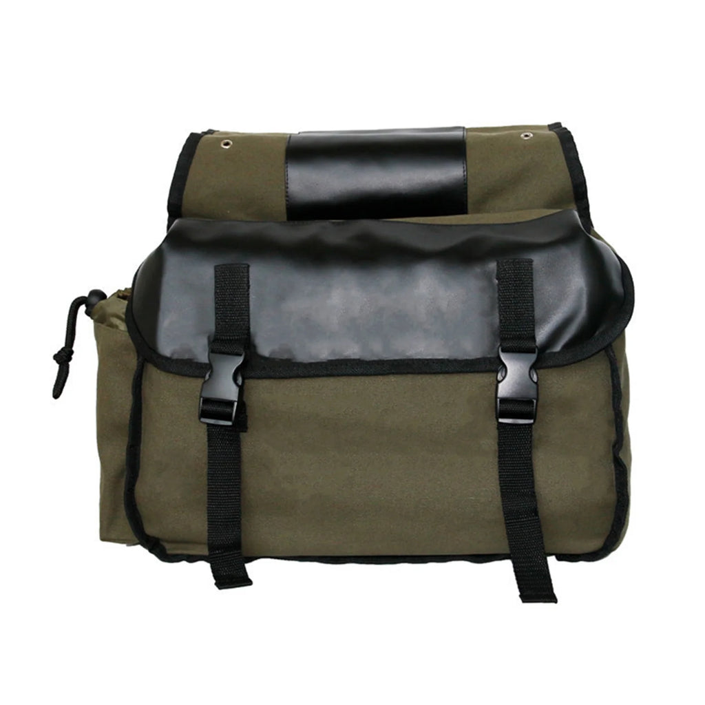 Waterproof Canvas Motorbike Saddle Bag Y410216