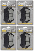 Rear Semi-Metallic Brake Pad Set 4 Pack N2363
