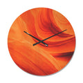 Orange Upper Antelope Canyon Landscape Wood Wall Clock A475
