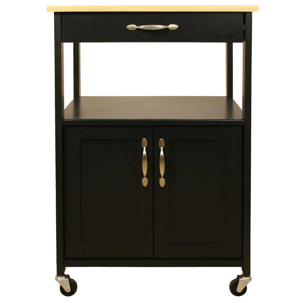 Black Kitchen Cart X440