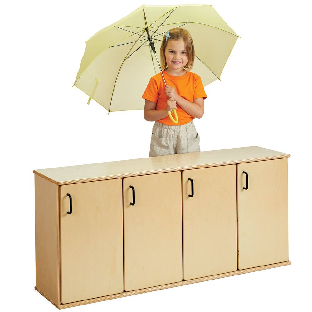 4 Sections Stacking Lockers D67782