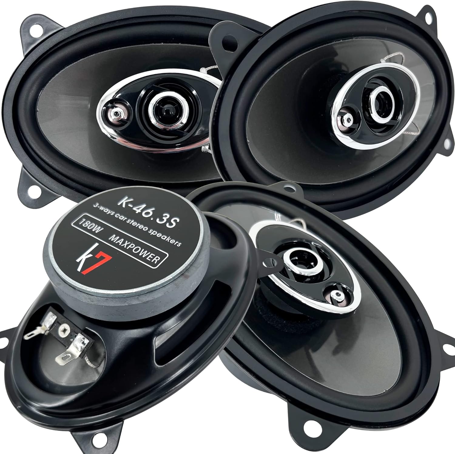 4x6-inch 3-Way Car Stereo Speaker System P4939