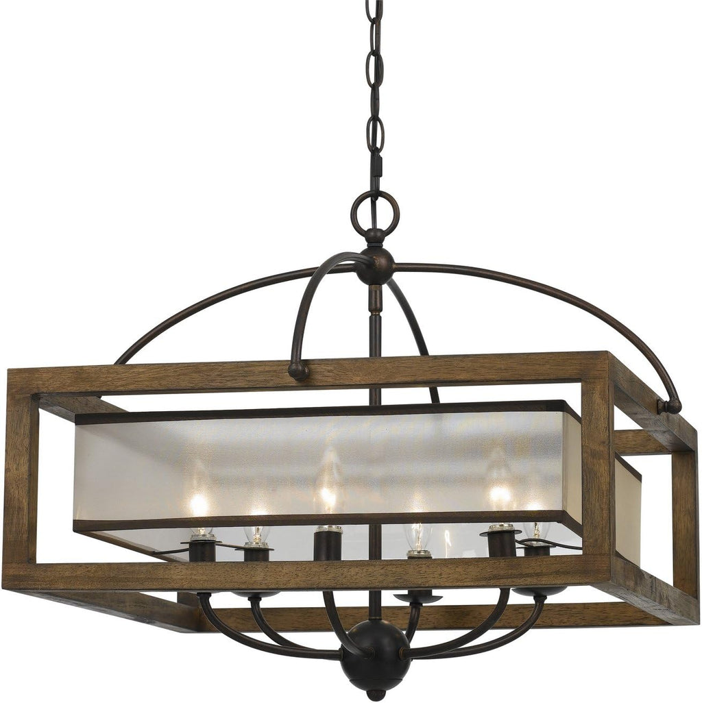 Dark Bronze Four Light Chandelier X974401
