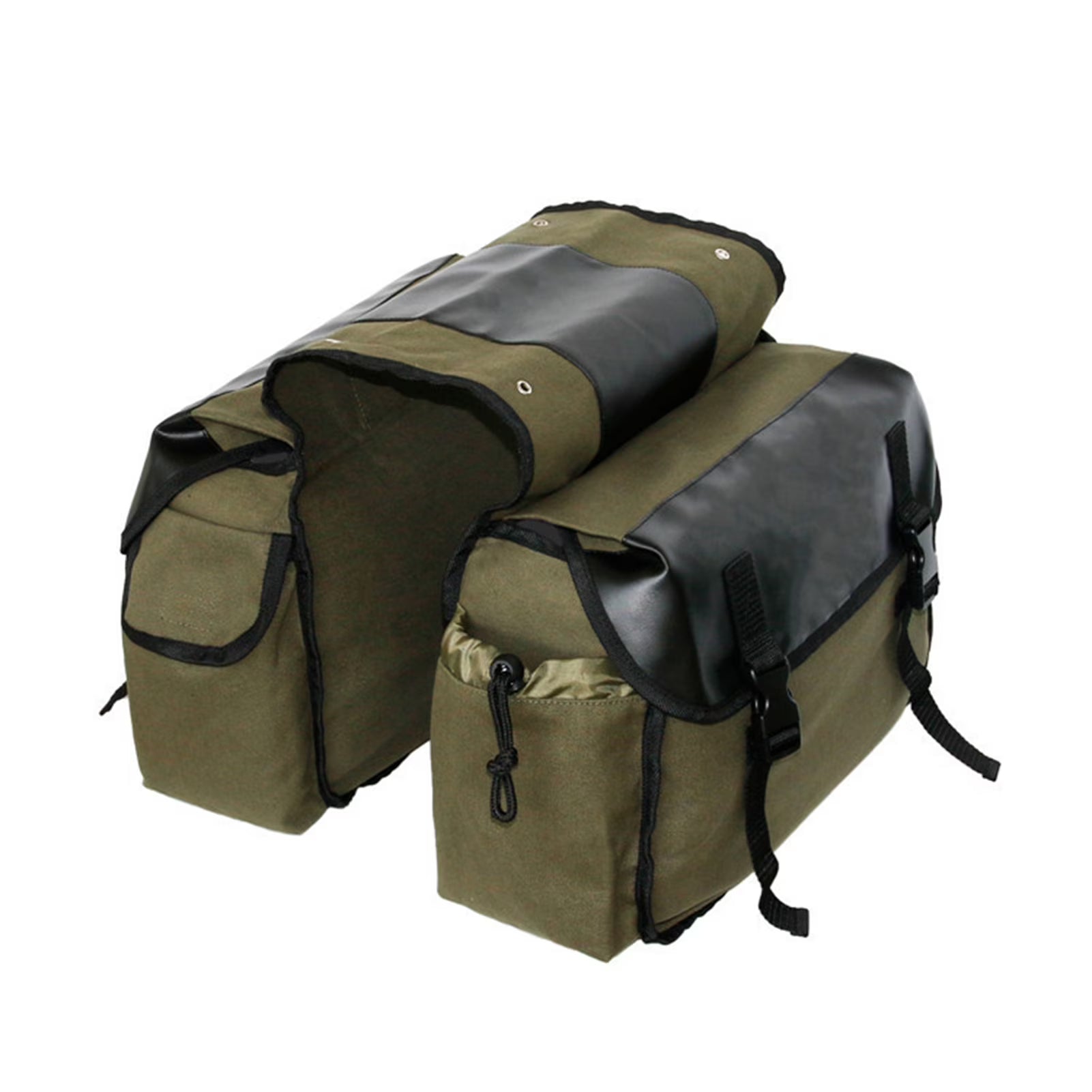 Waterproof Canvas Motorbike Saddle Bag Y410216