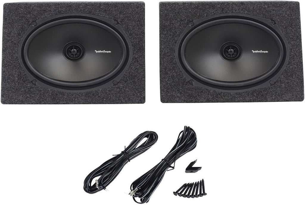 6x9 260W 2-Way Car Audio Pair of Speakers with 2 Sealed Enclosures V598