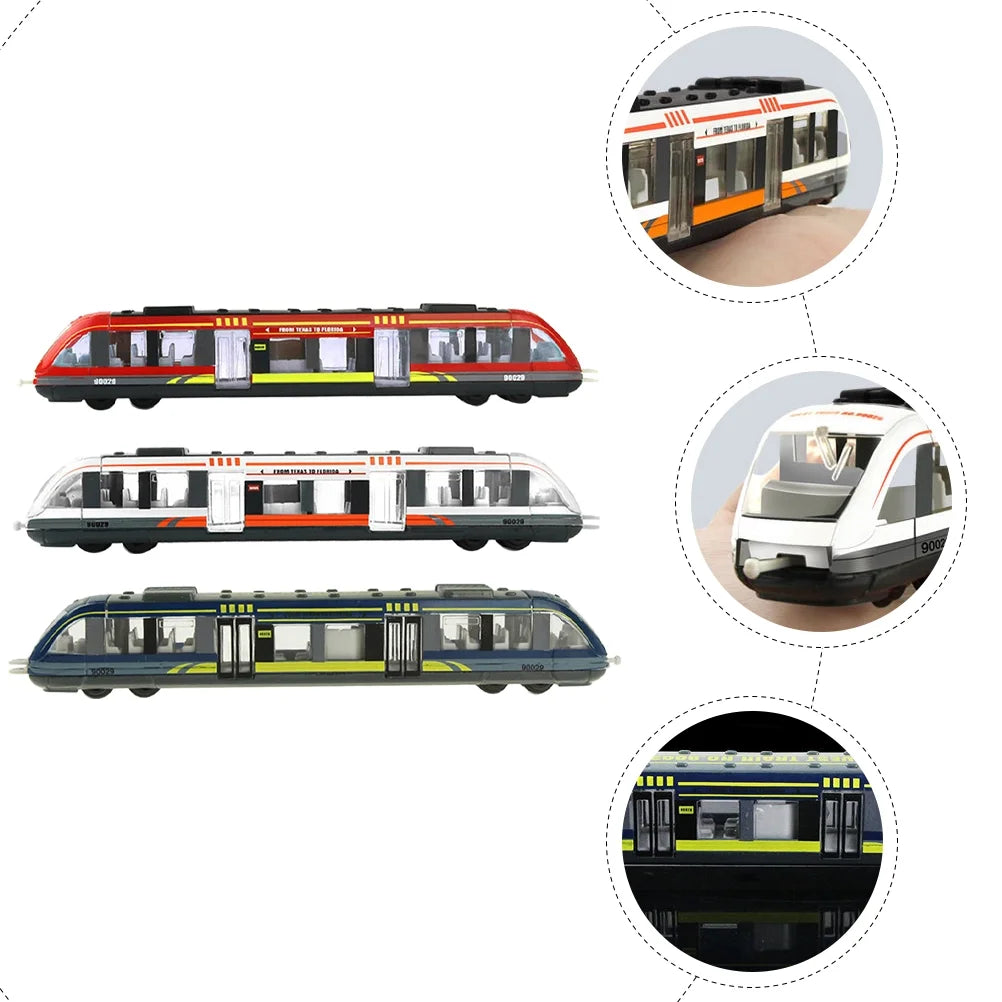 3pcs Simulation Electric Train Toy S6744