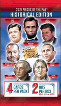 2021 Series 1 Pieces of the Past Trading Card Pack (4 Cards) T586