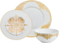 12 Piece White Porcelain Dinnerware Set R686502