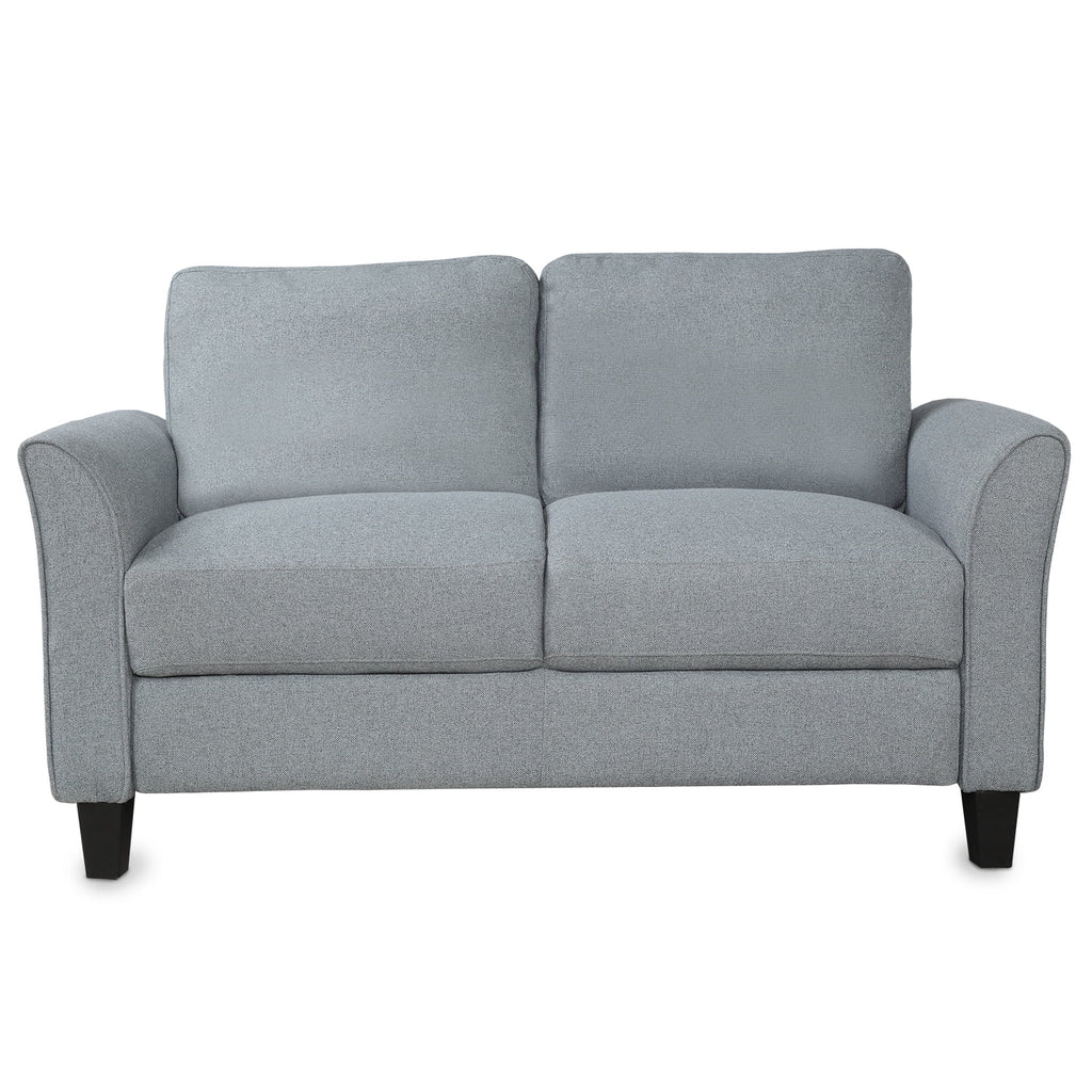 Mid-Century Upholstered Fabric Loveseat T516396