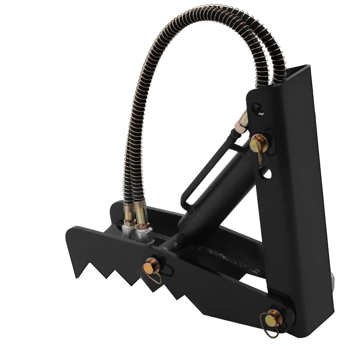 18 Hydraulic Backhoe Thumb, Black Steel Weld On Thumb with Hydraulic Cylinder C71338