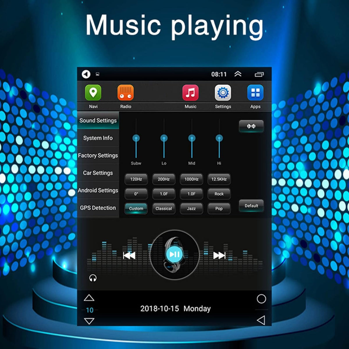 9.7in WiFi Car Radio Stereo Video Player N3681