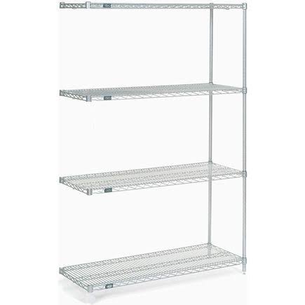 Wire Shelving Add-On 48x22W x 18x22D x 54x22H C961