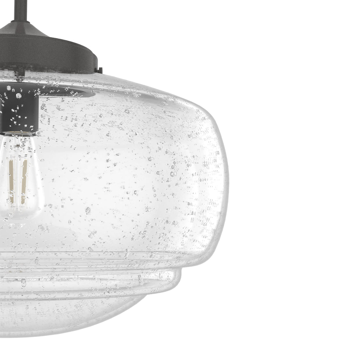 16 inch Cased White Glass Pendant Ceiling Light J4330