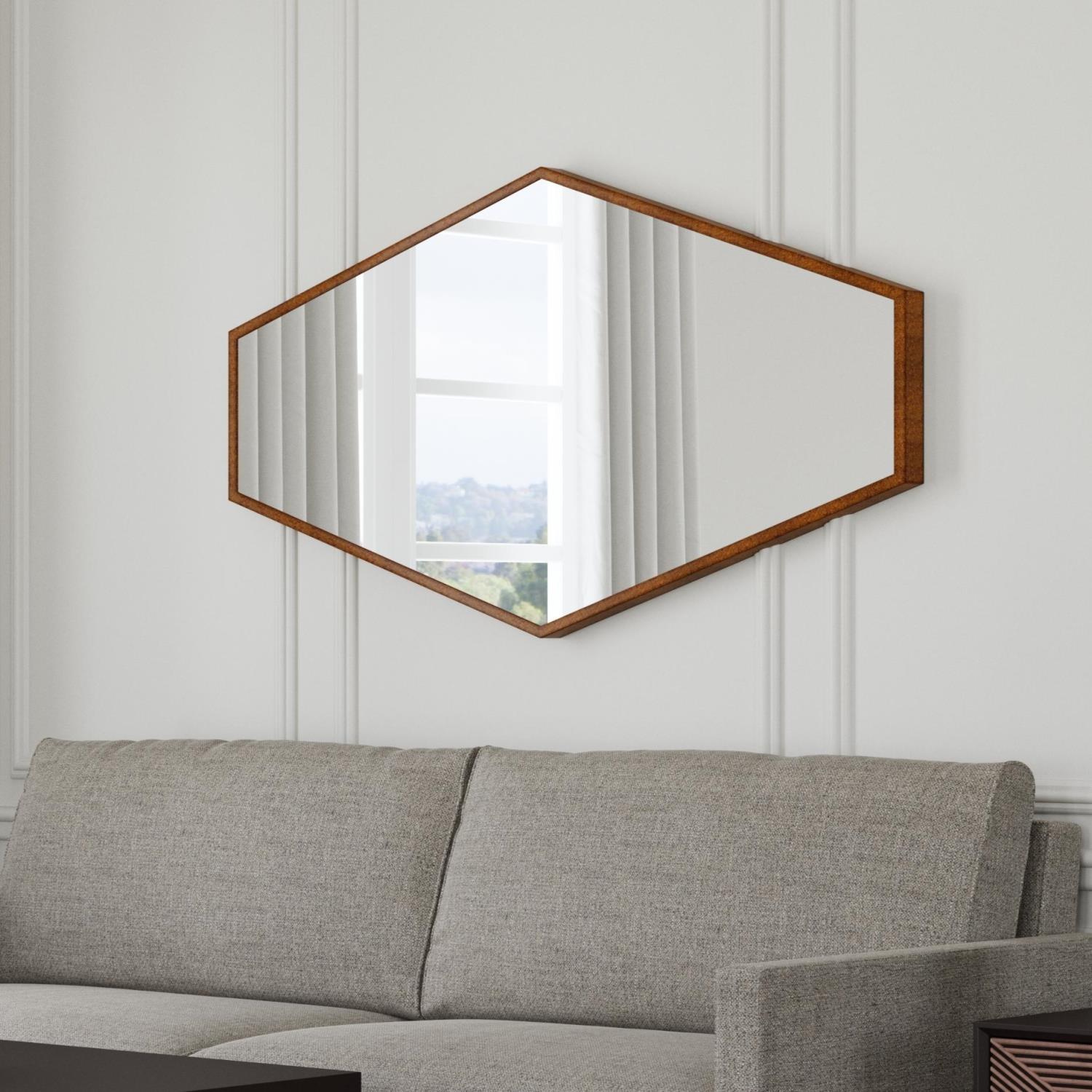 Gold Leaf Wall Mirror P8460