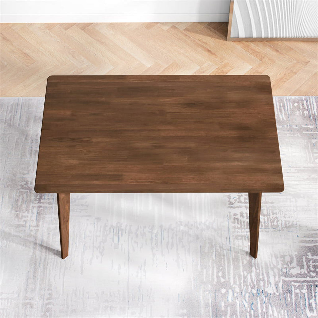 Solid Wood Walnut Rectangular Dining Table T278