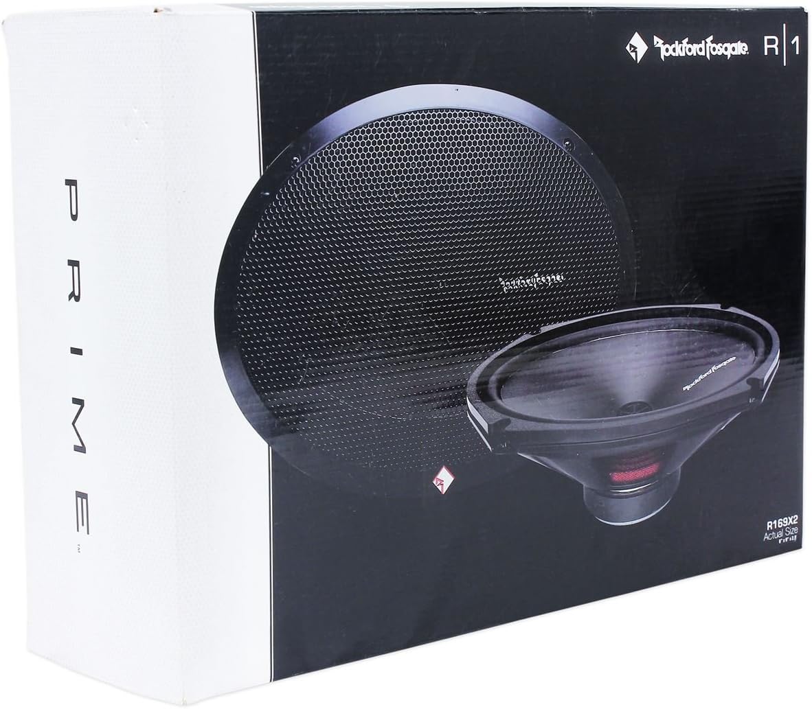 6x9 260W 2-Way Car Audio Pair of Speakers with 2 Sealed Enclosures V598
