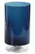 Midnight Blue Tall Hurricane on Footed Base J53429