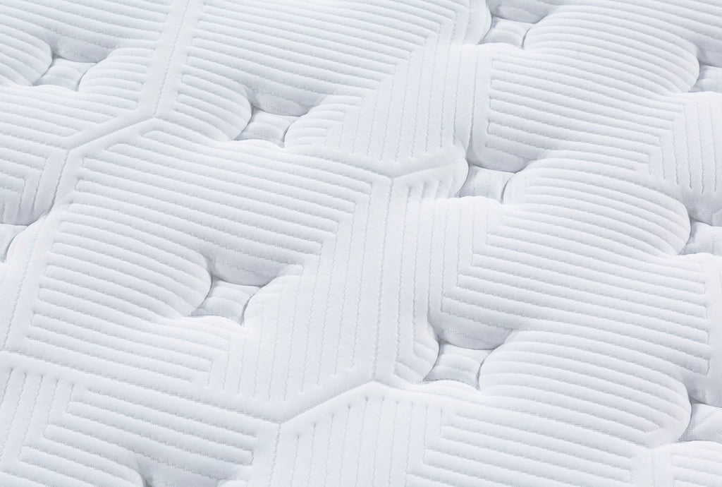 Queen Mattress White Fabric E46937