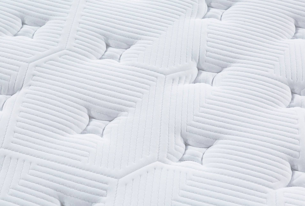 Queen Mattress White Fabric E46937