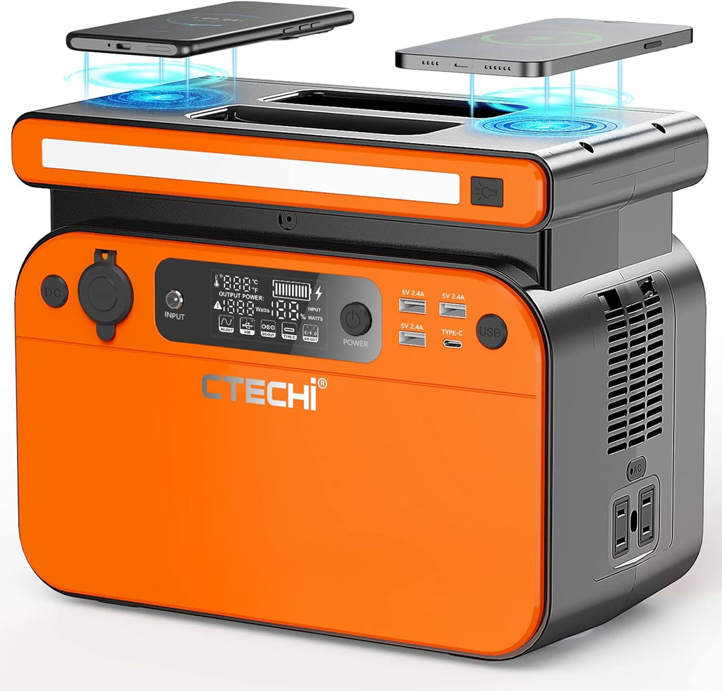 Portable Power Station 500W 518Wh LiFePO4 Battery Backup O944