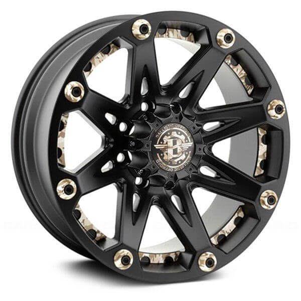 Flat Black 20x22 Camo Accents Ballistic Jester H66401