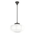 16 inch Cased White Glass Pendant Ceiling Light J4330