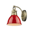 Aged Brass Armed Sconce Z555