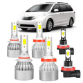 6x LED Headlights High Low Beam & Fog Lights L91702