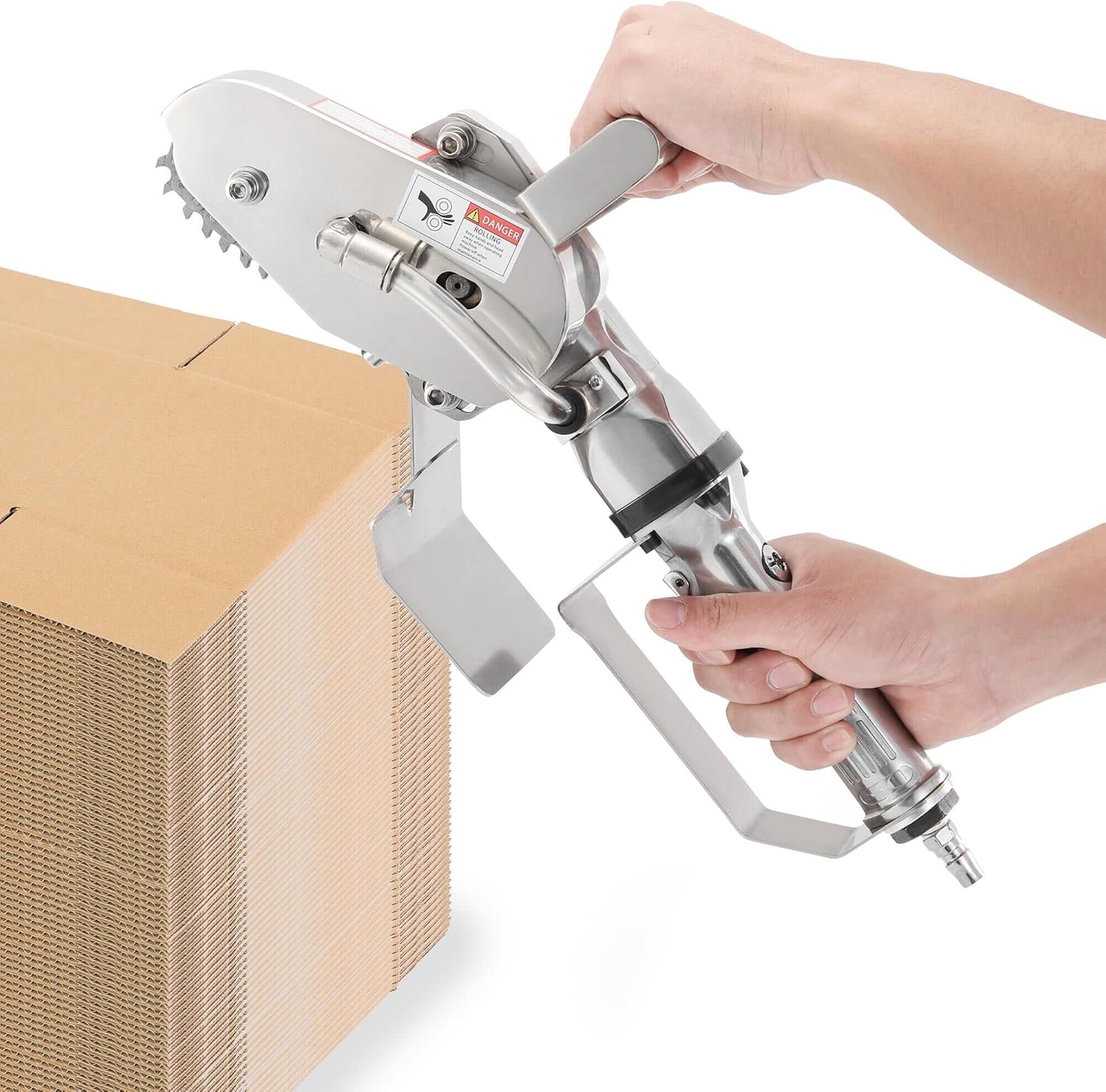 Pneumatic Cardboard Stripping Machine (double claw chain) J173