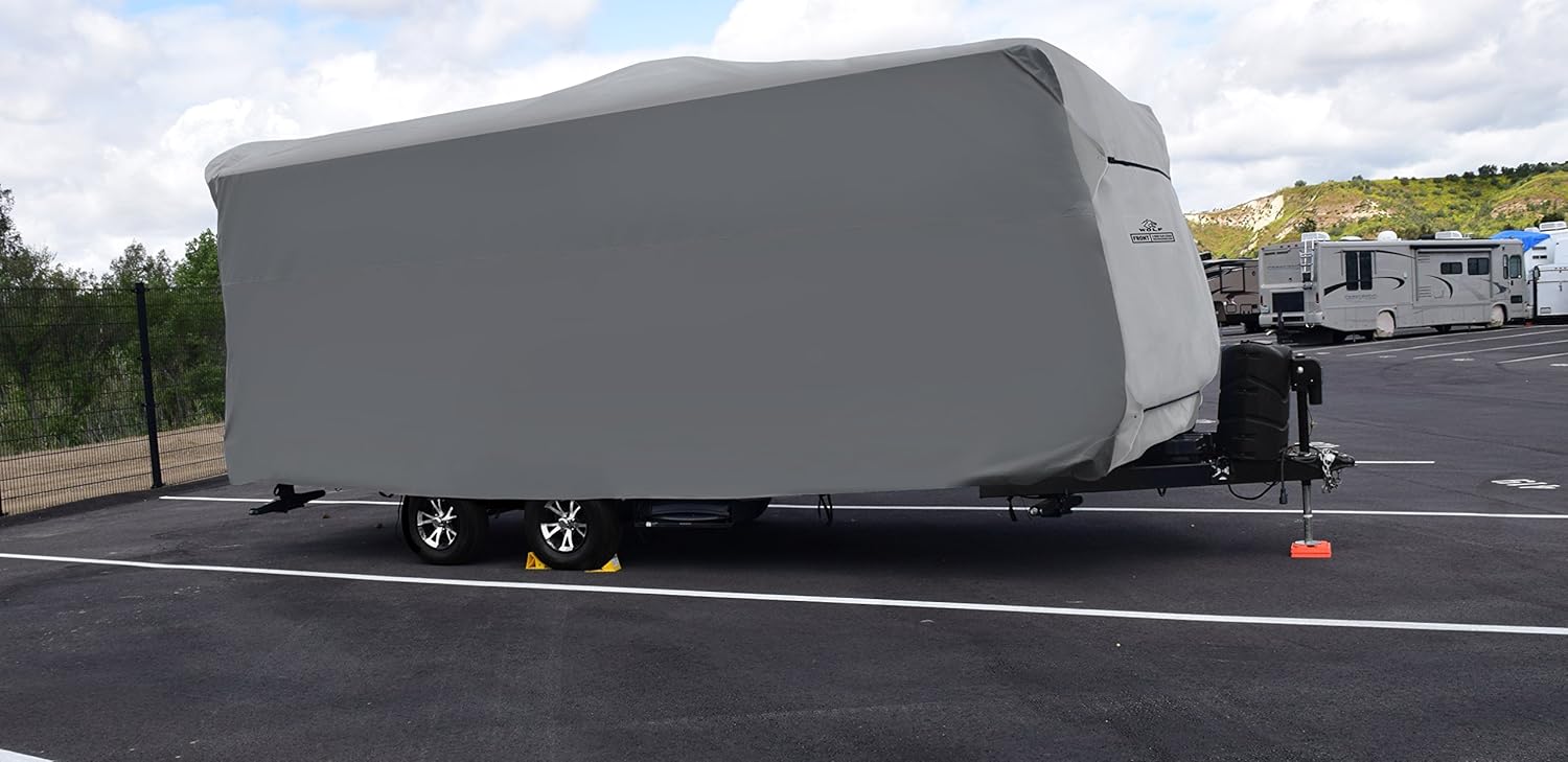 Gray Travel Trailer RV Cover D751229