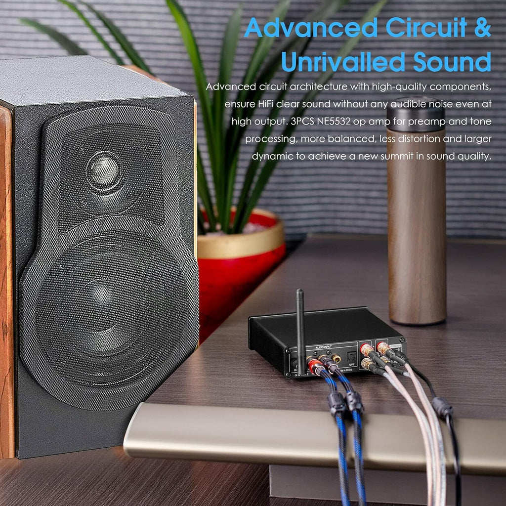 Mini Bluetooth 5.0 Digital Amplifier 100W×2 L589397