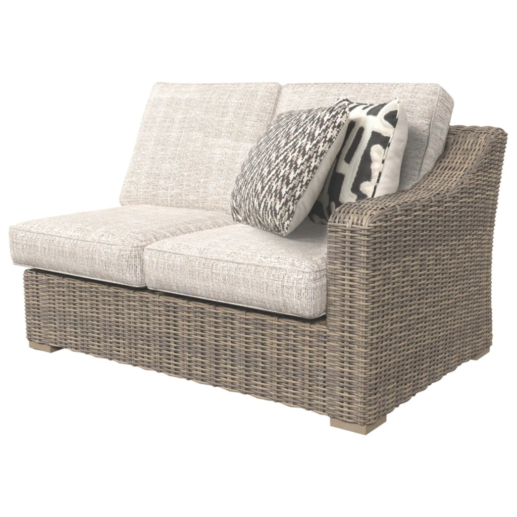 Beige 2 Piece Patio Loveseat Set E336701