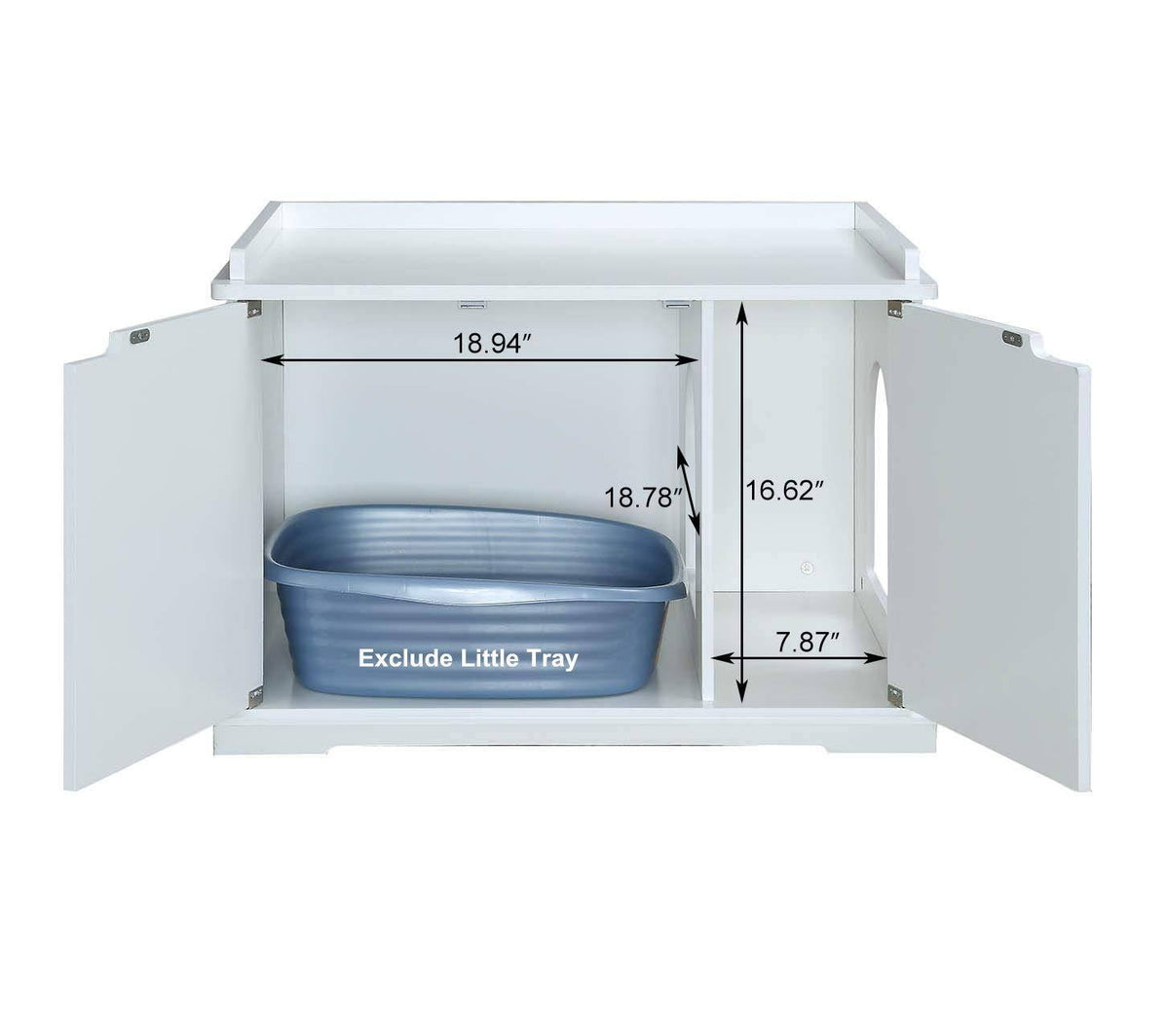 Cat Washroom Storage Bench, Litter Box Cover U9601