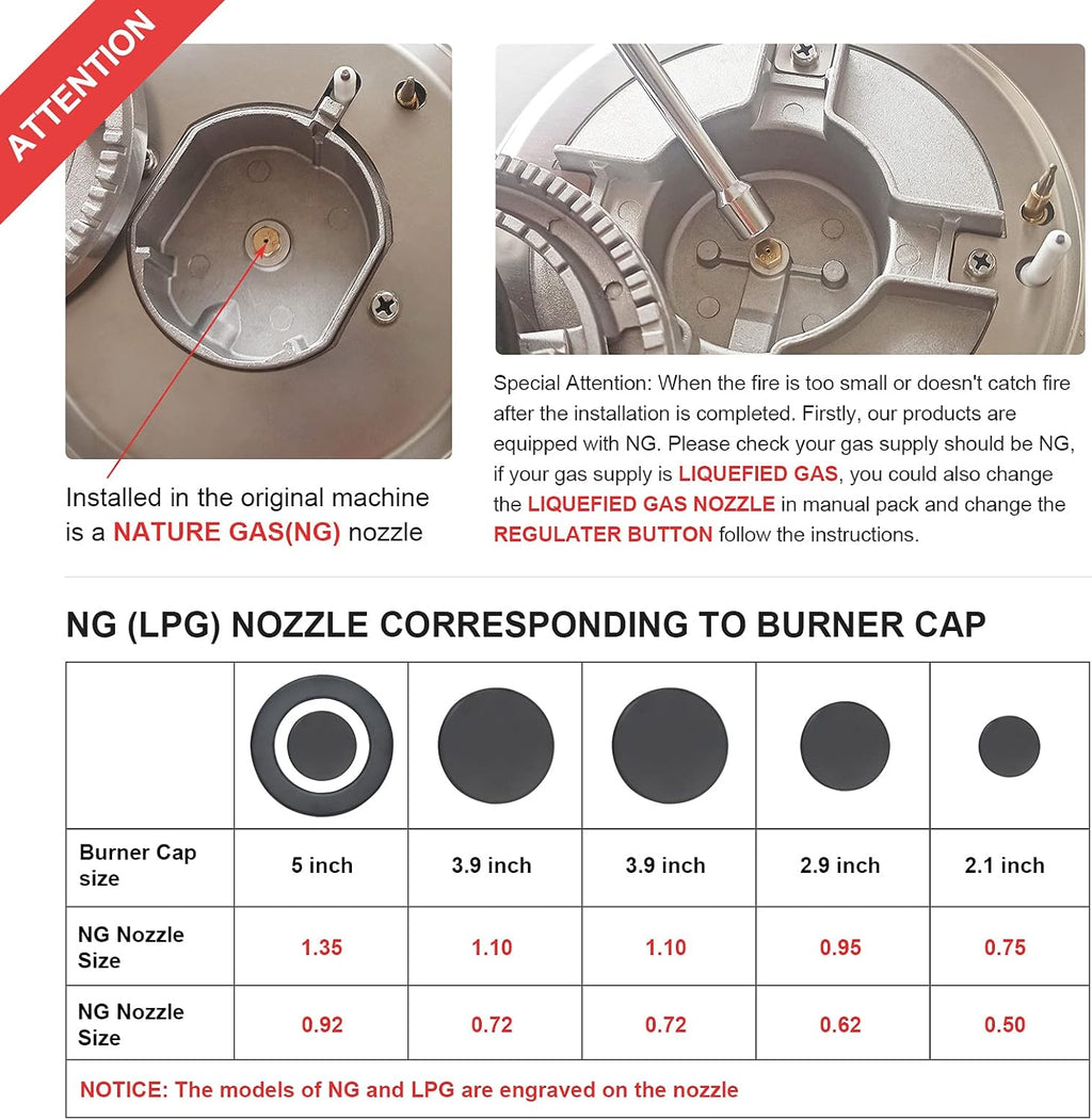 36 inch 5 Sealed Burners Stainless Steel Gas Cooktop with Cast Iron Grates P2933