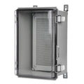 Waterproof Hinged Clear Cover ABS Plastic Junction Box, Pack of 2 K60038