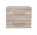 Ash Grey Wall-Mounted Floating Bathroom Vanity Cabinet W643641