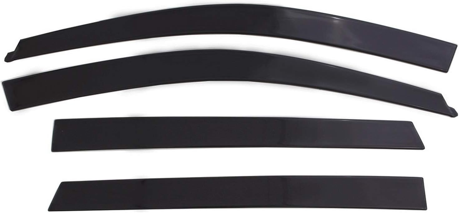 4-Piece Dark Smoke Side Window Deflector R678