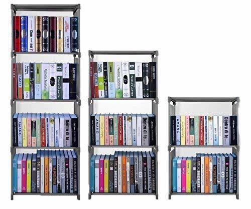 Grey 9-Cube Adjustable Bookshelf T375