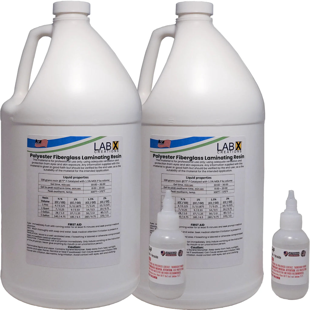 2 Gallon Polyester Resin with MEKP Hardener D36855