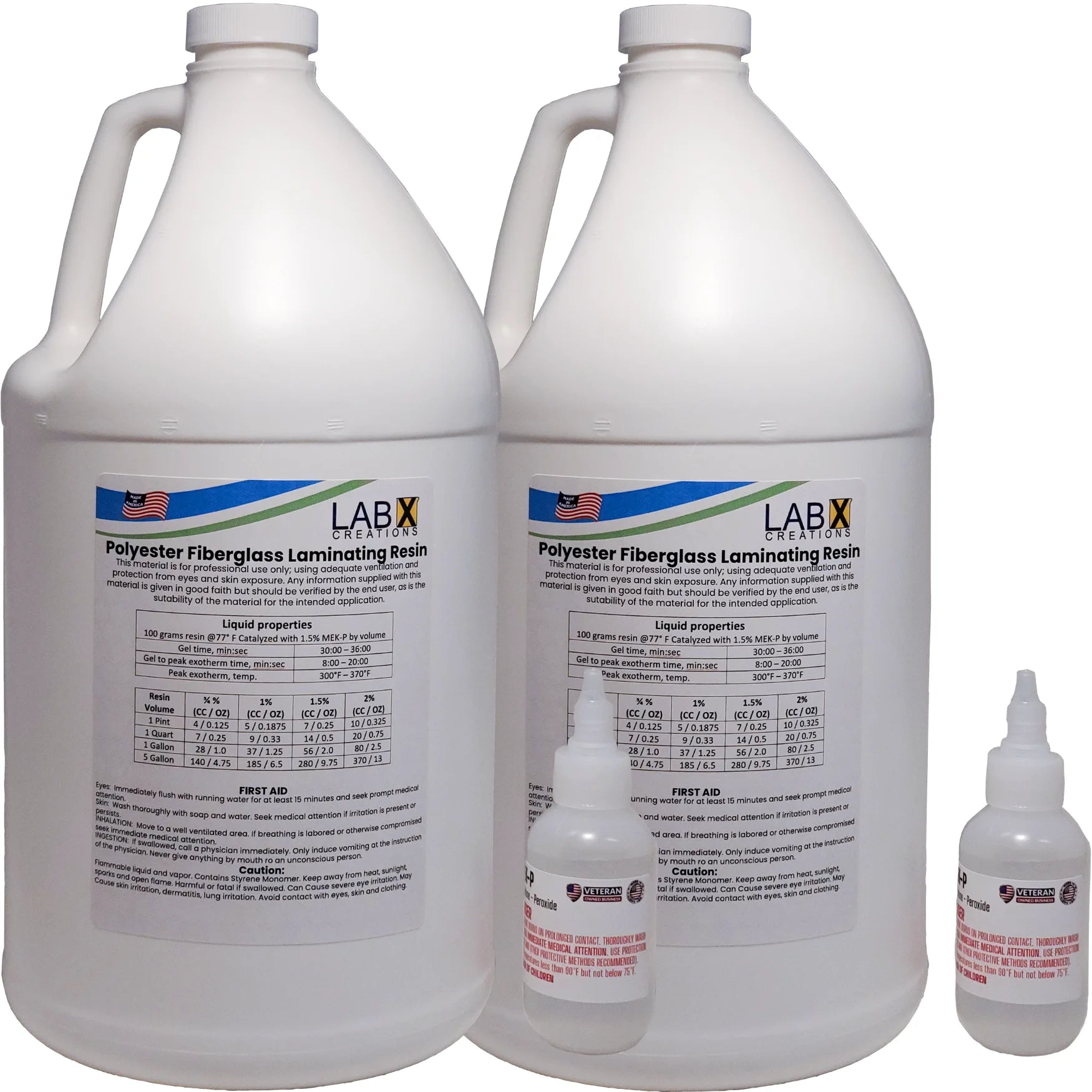 2 Gallon Polyester Resin with MEKP Hardener D36855